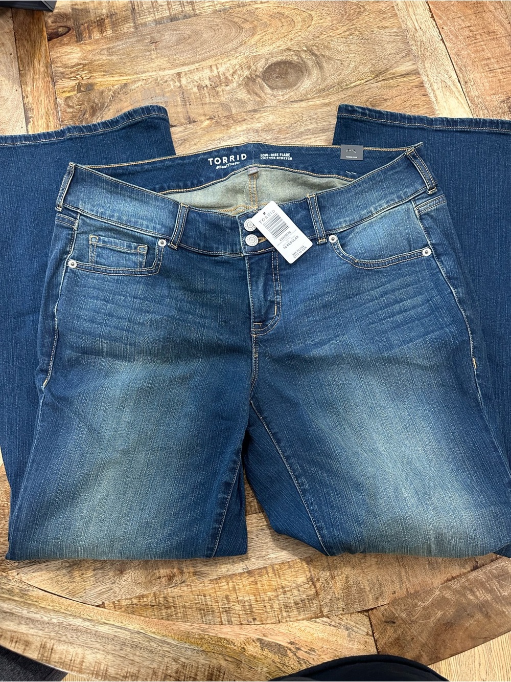 torrid Medium Wash flare Stretch Jeans
